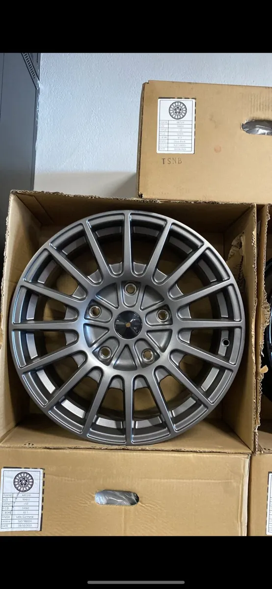 18” grey Ford transit & custom alloys and tyres