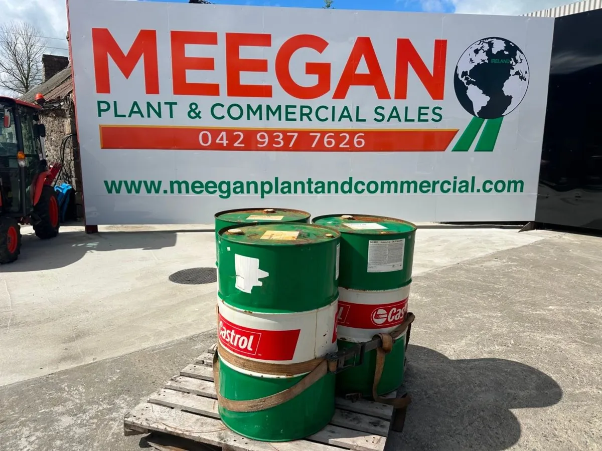 3 x drums of oil - Image 1