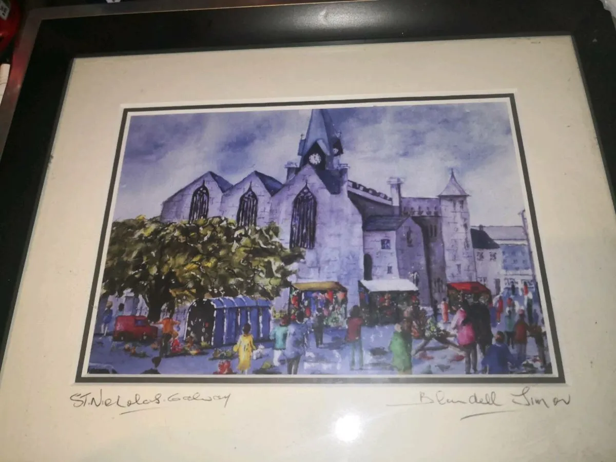 Signed Galway picture - Image 2
