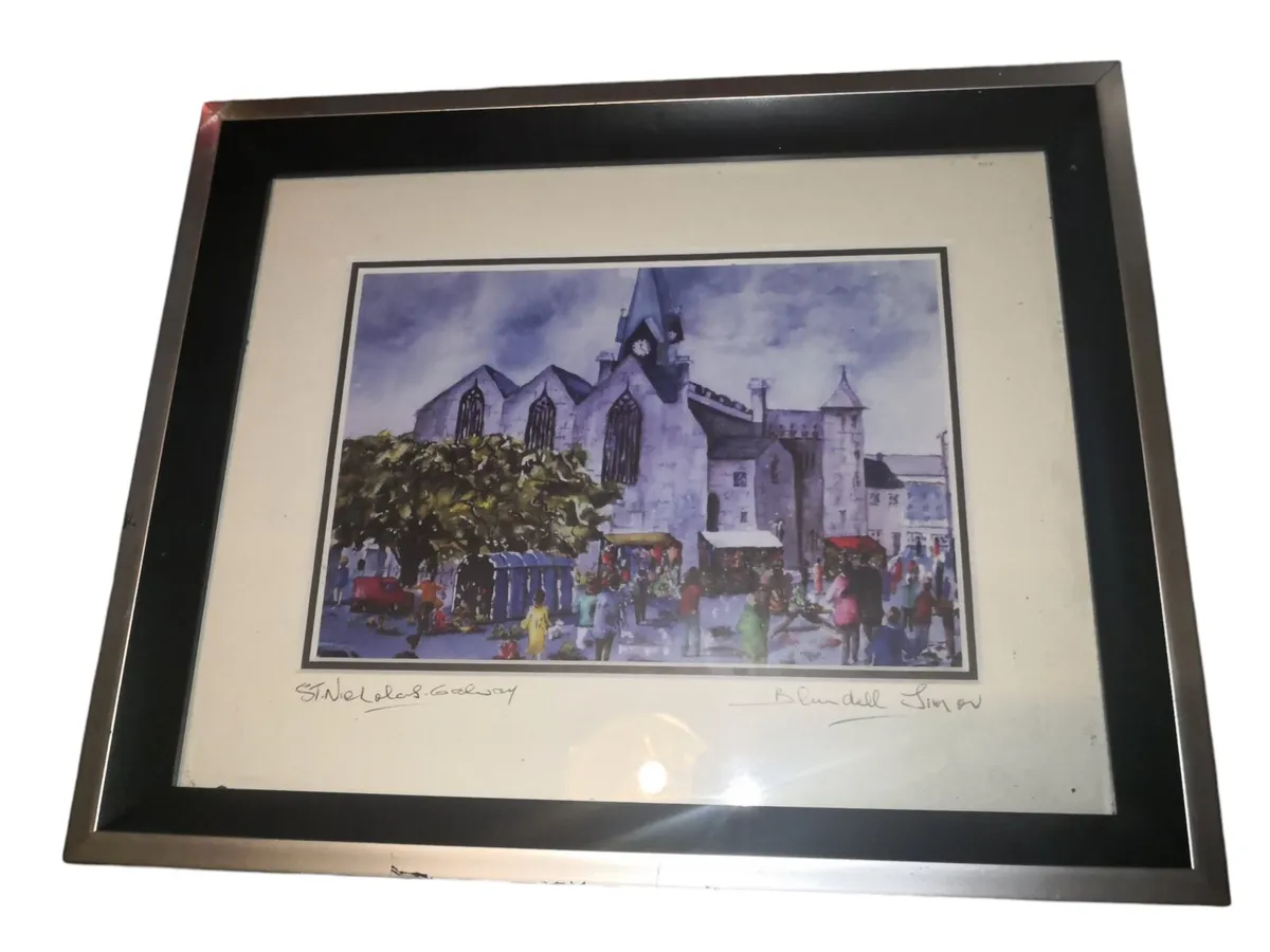 Signed Galway picture - Image 1