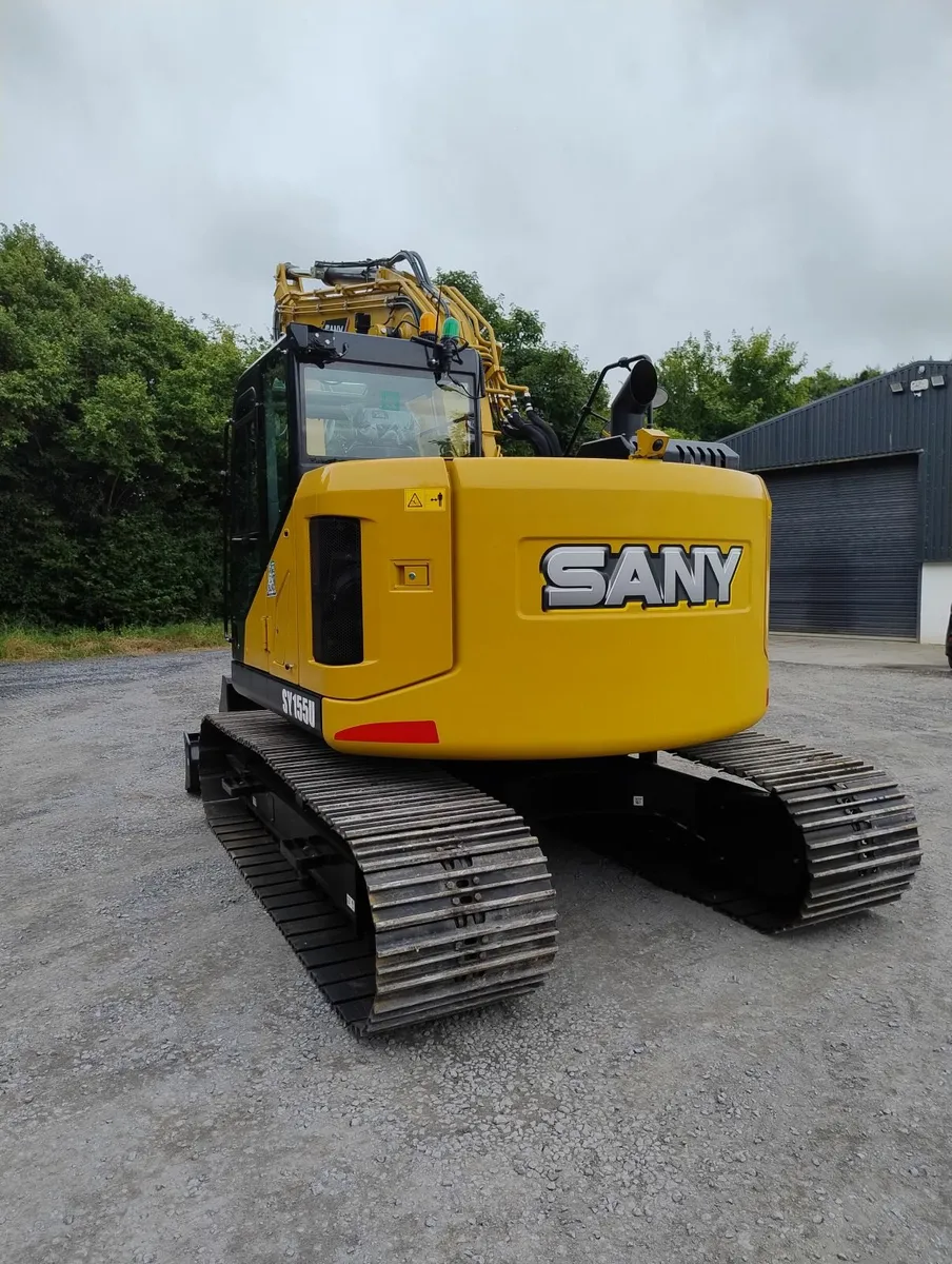 New Sany SY155U  16 Ton Zero Tail Excavator - Image 4