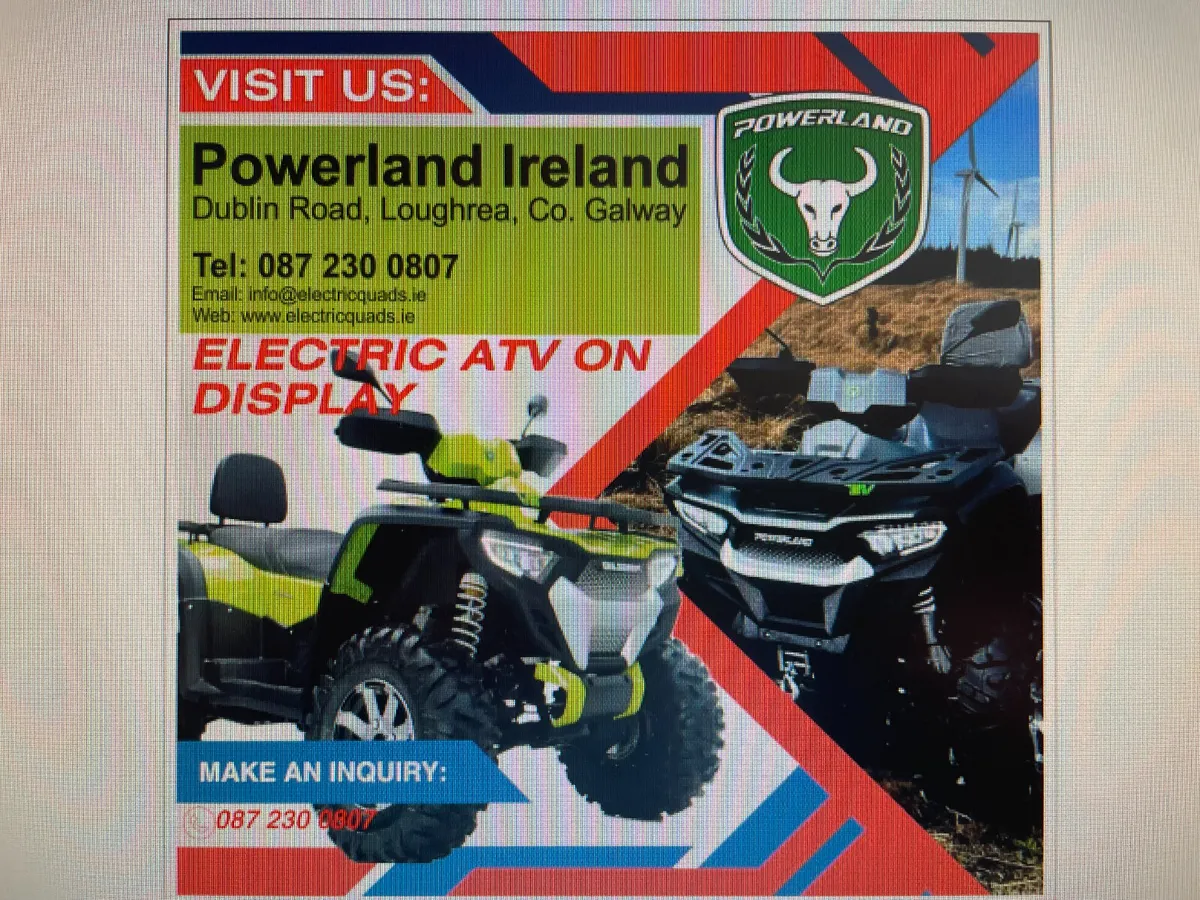 IRELANDS  FIRST  ELECTRIC  QUAD/ATV ; - Image 4