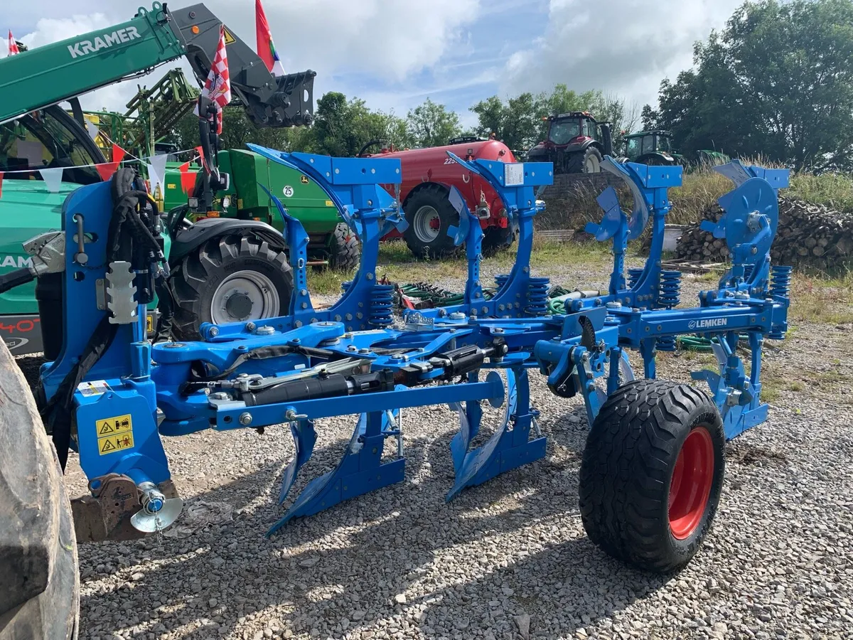 NEW LEMKEN 4 FURROW JUWEL PLOUGH - Image 3