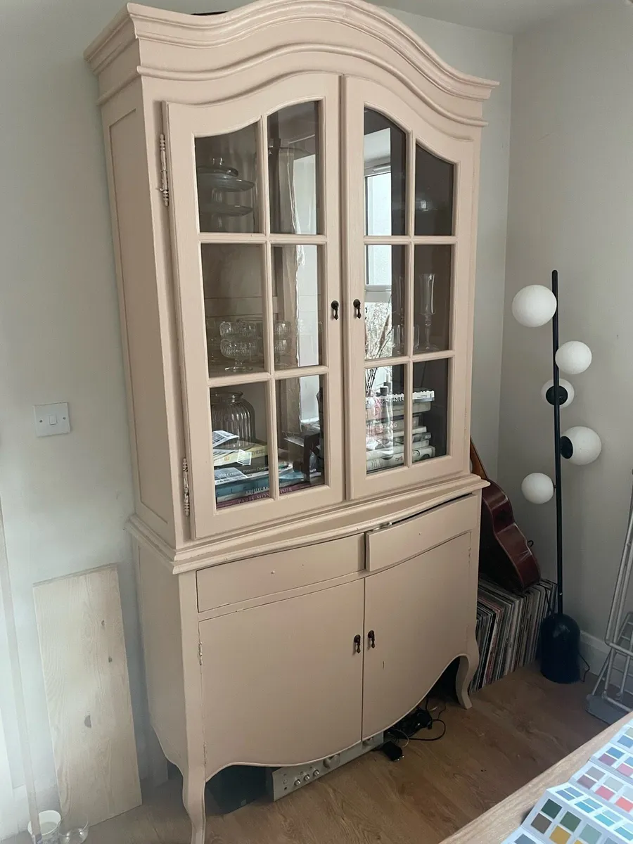 Large Wood Cabinet/Dresser - Image 1
