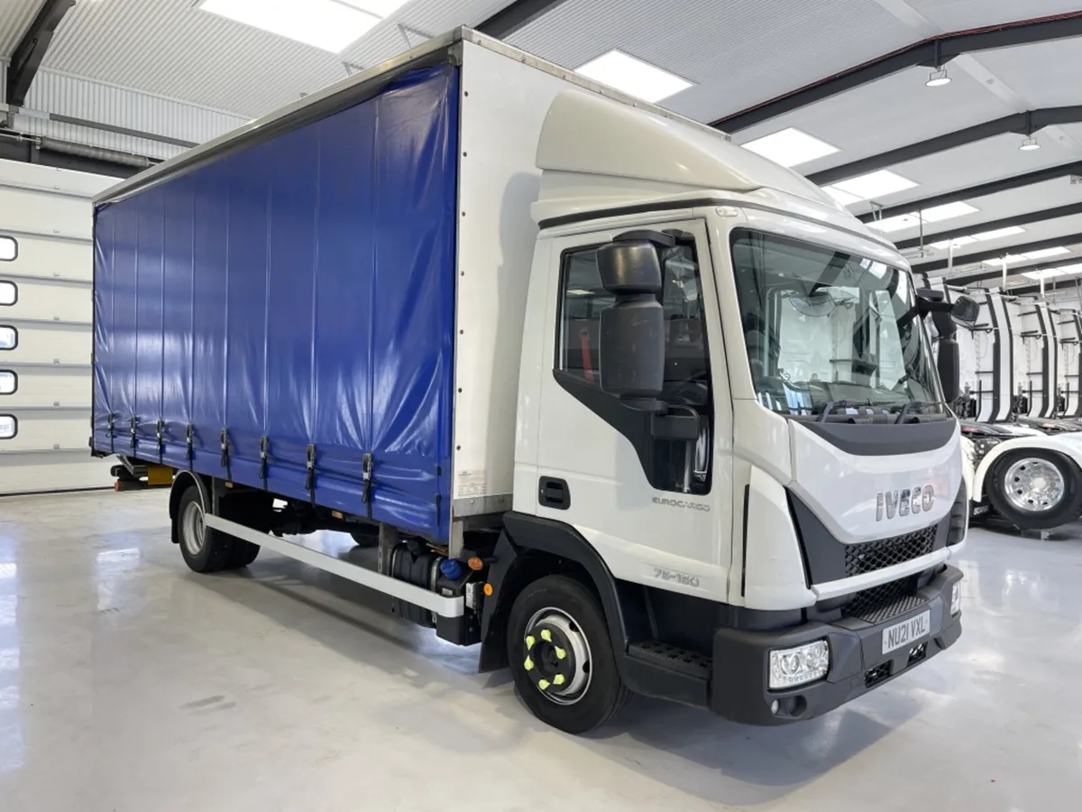 2021 IVECO EUROCARGO 75E16S CURTAIN SIDE - Image 1