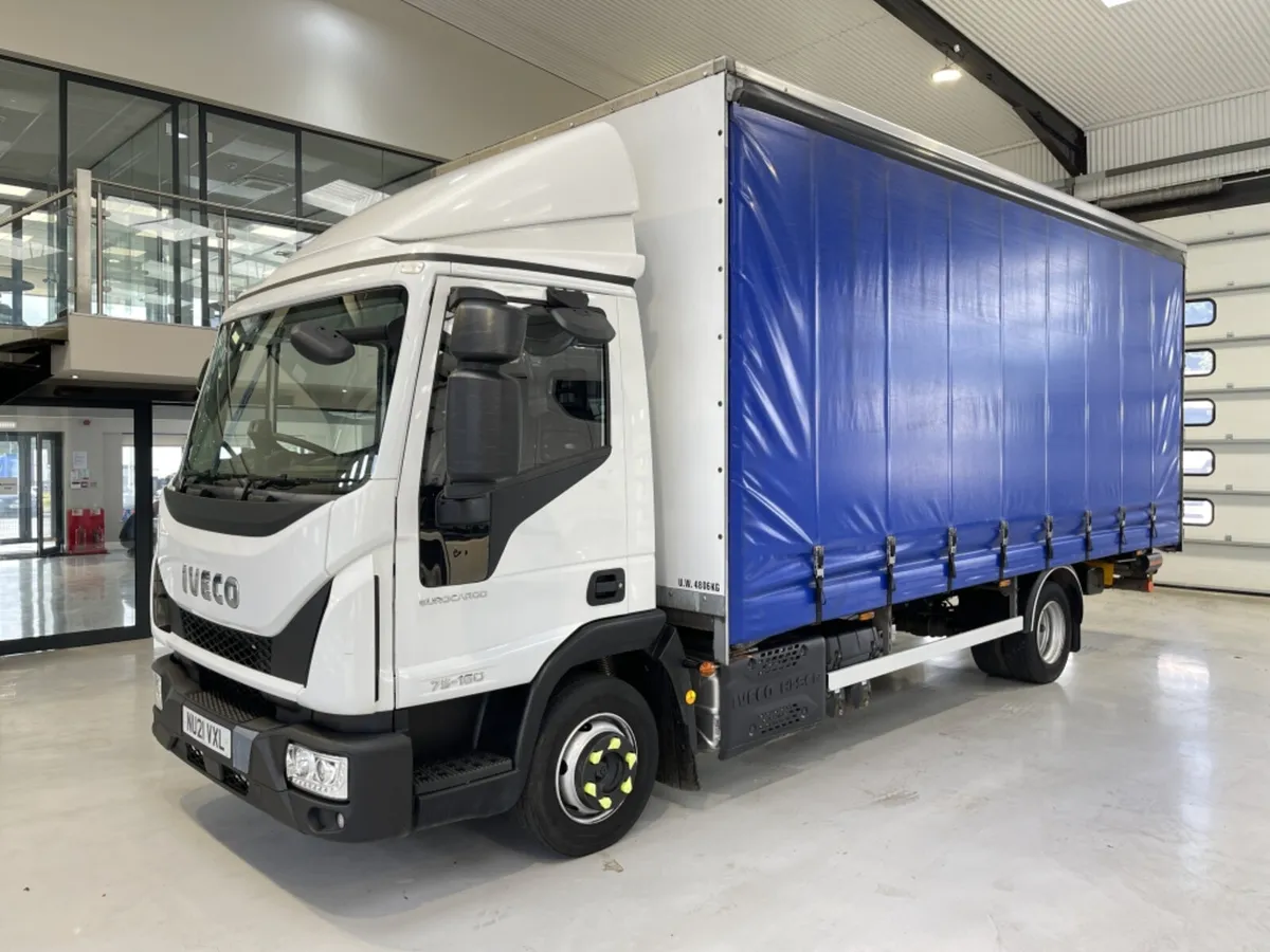 2021 IVECO EUROCARGO 75E16S CURTAIN SIDE - Image 3