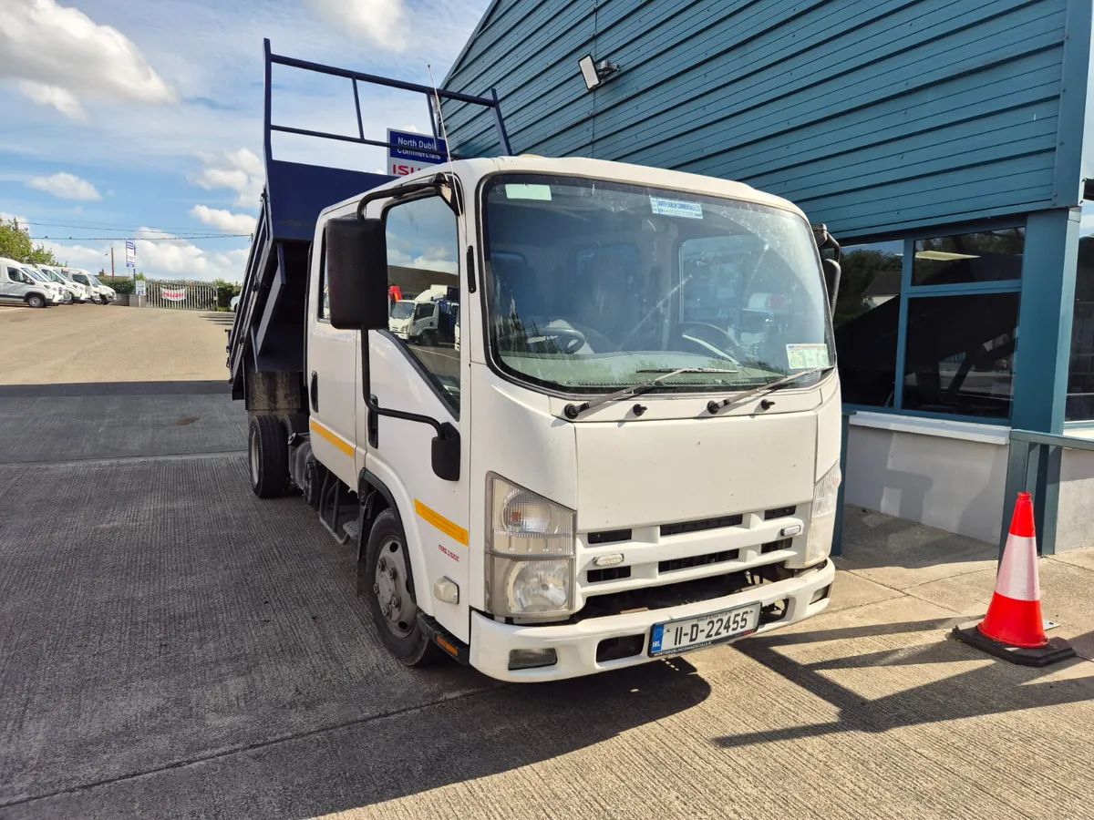 2011 ISUZU NLR 3.5TON CREW TIPPER - Image 3