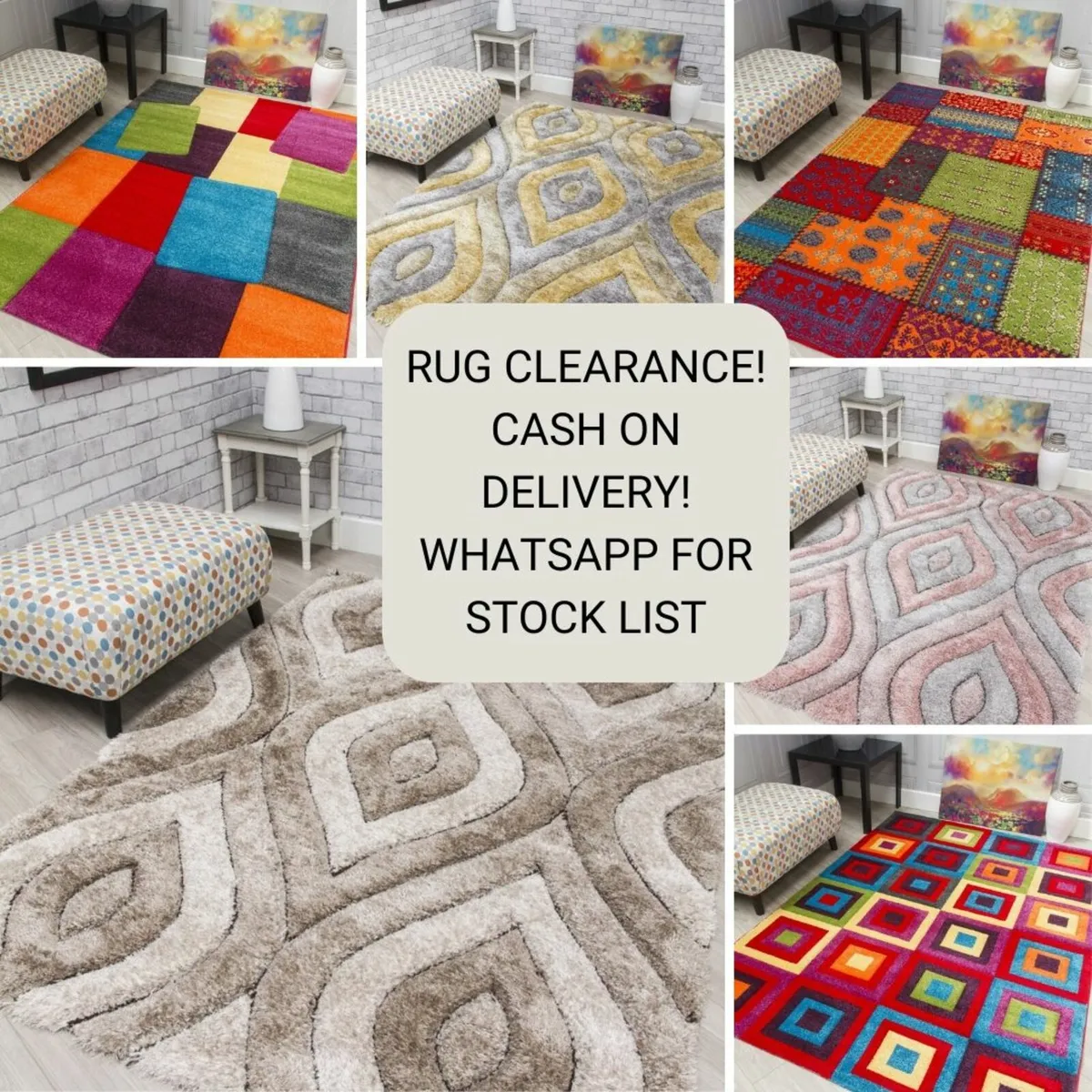 Rug Clearance - Nationwide Cash On Delivery