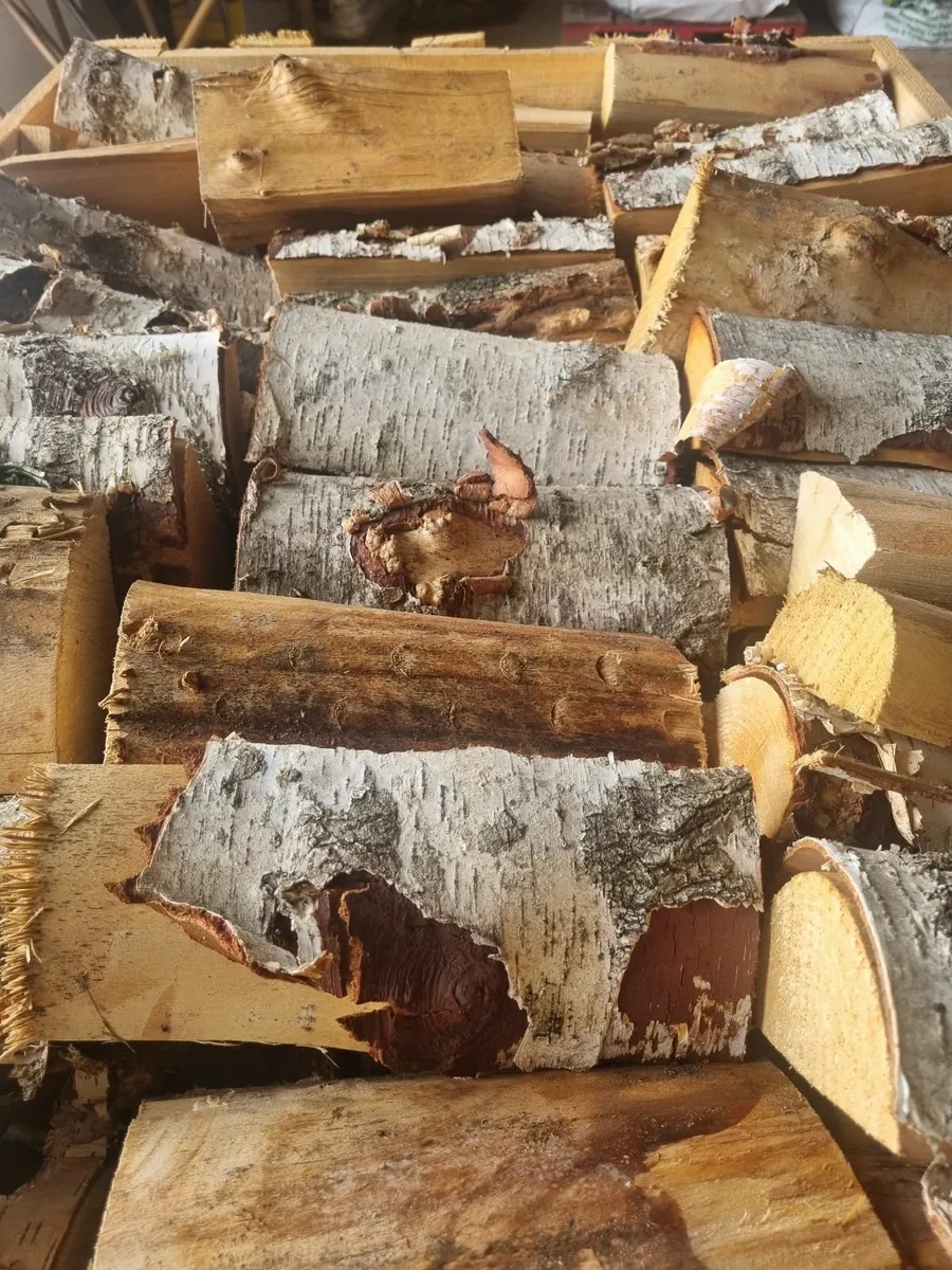 New Season -Birch Kiln Dried Firewood 1.2m3 Crate - Image 1