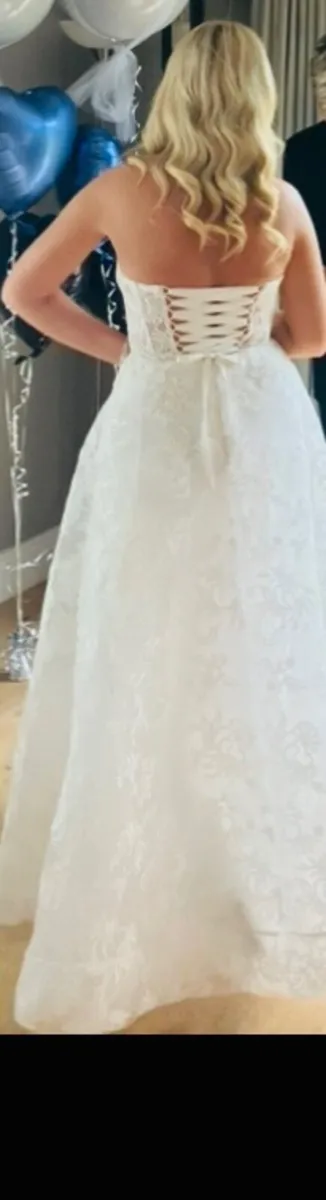 Nicoletta White Debs Dress - Image 3