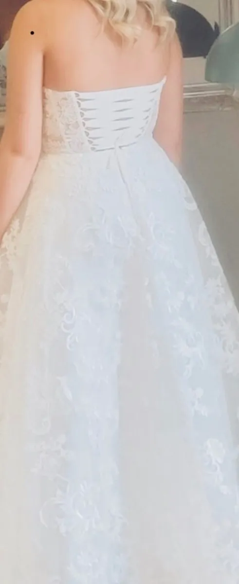 Nicoletta White Debs Dress - Image 4