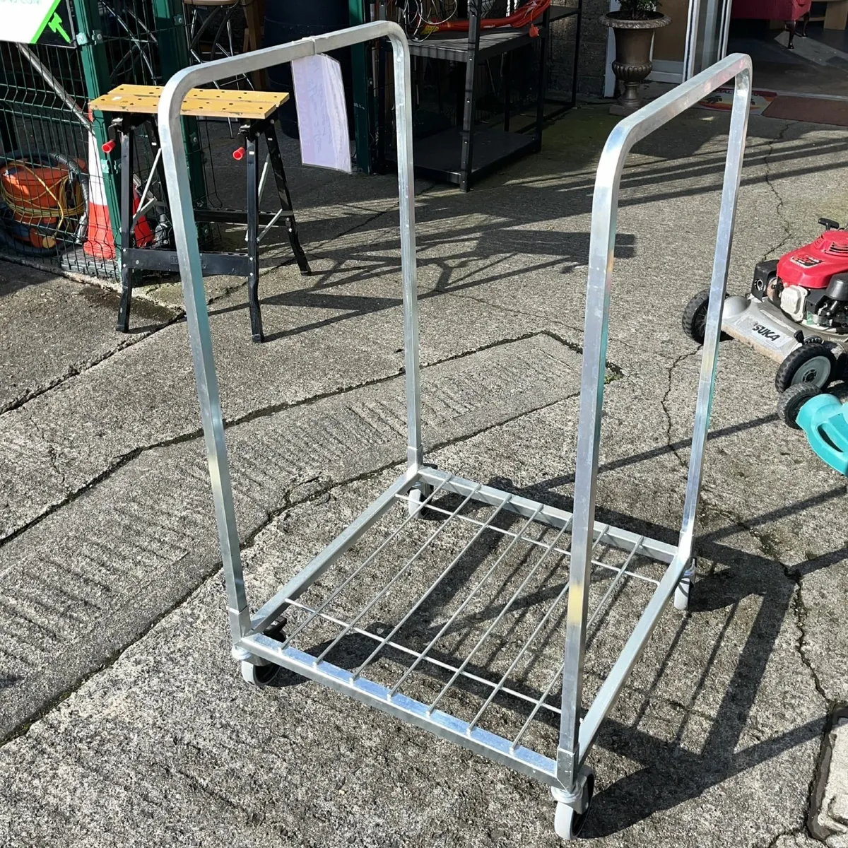 Four Stainless Steel Trolleys - Image 2