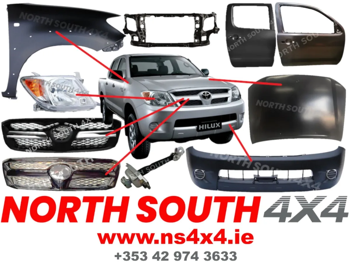 Toyota hilux body panels 05-16 - Image 1