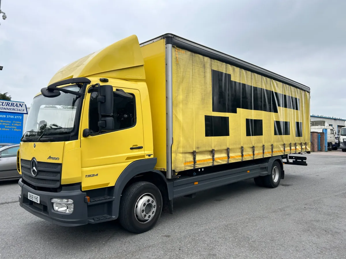 2018 Mercedes Atego 1324 13.5 ton Curtainsider - Image 1