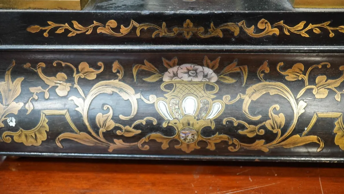 Antique French Empire Mantel Clock - Image 4