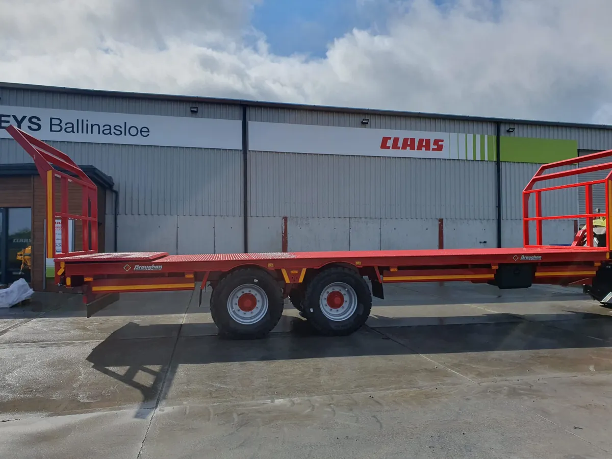 BROUGHAN BALE TRAILER WITH HYD EXTENSION - Image 4