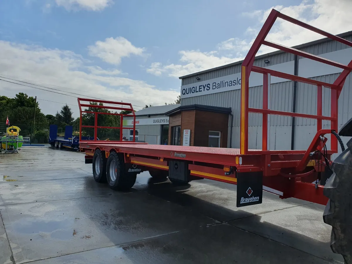 BROUGHAN BALE TRAILER WITH HYD EXTENSION - Image 2