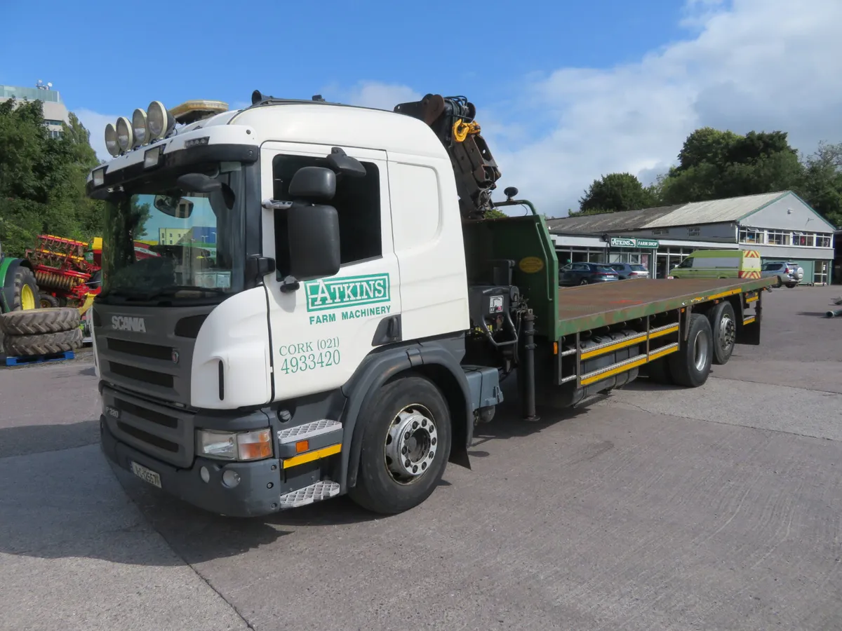 Scania P320 DB6X2 MNA Highline c/w Bed & Crane - Image 2