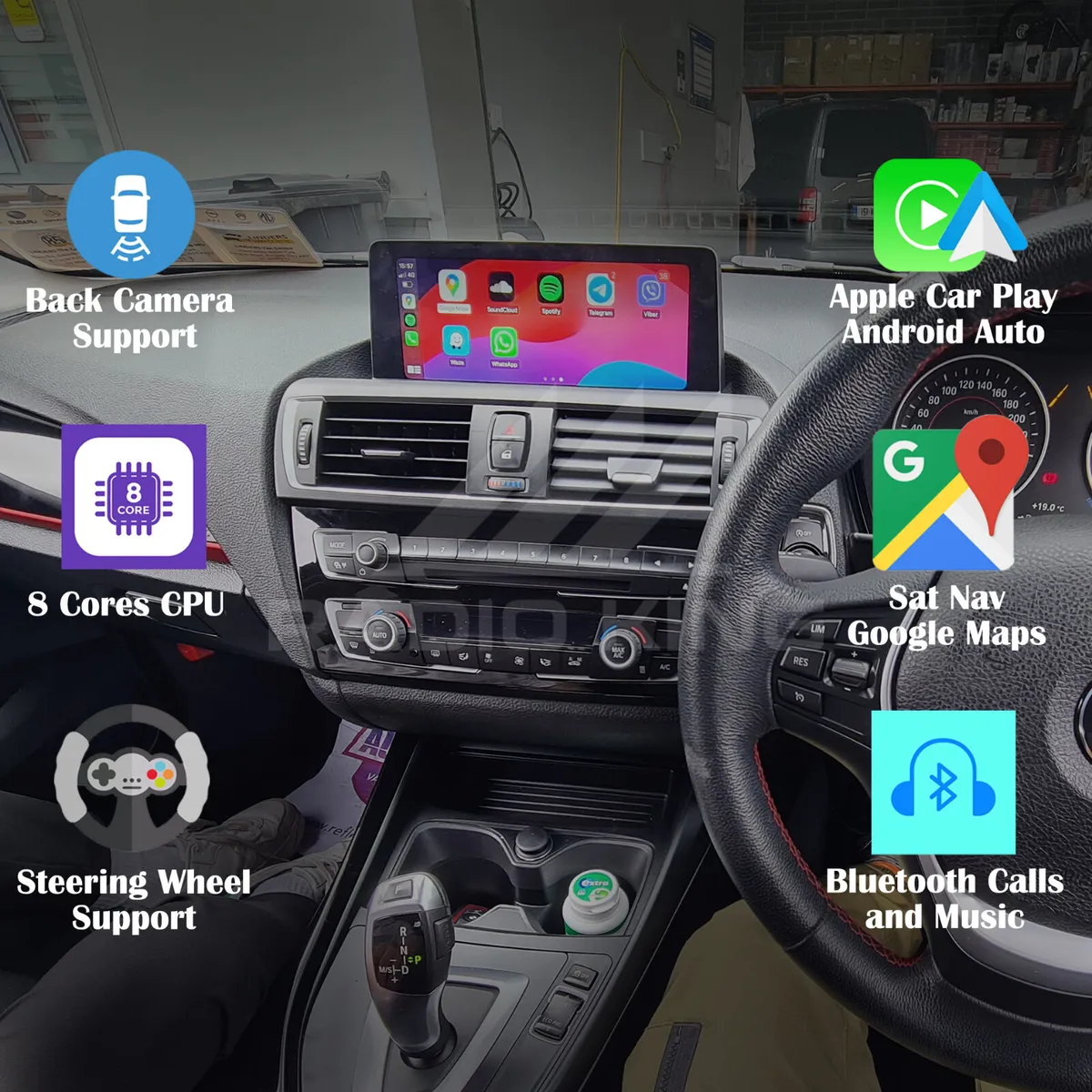 PREMIUM CARPLAY BMW 1 SERIES ANDROID AUTO CarPlay - Image 1