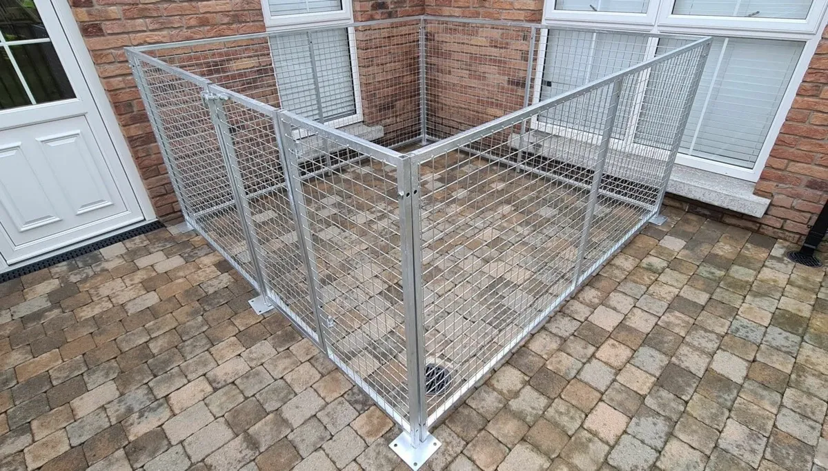 Galvanised Steel Dog Pen / Run / Kennel Mesh Panel - Image 4