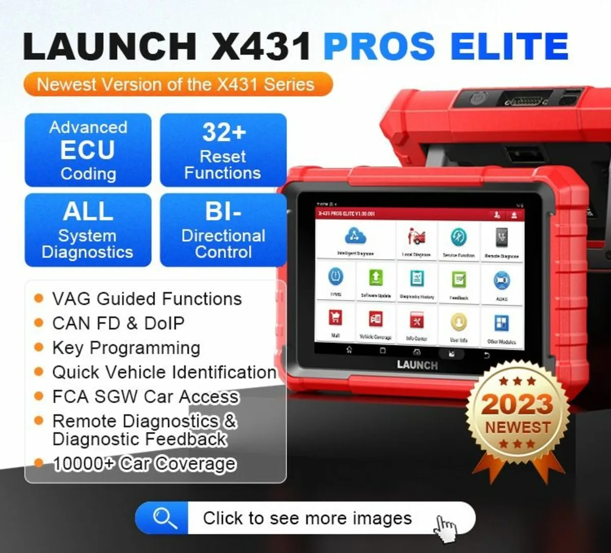 Launch X431 PROS Elite Scanner - Image 2