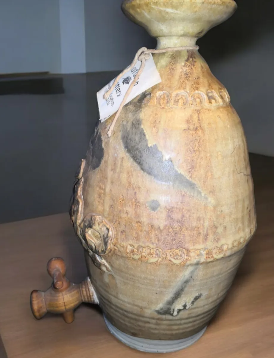 Large wine jug with tap Autumn Pottery Loughrea - Image 2