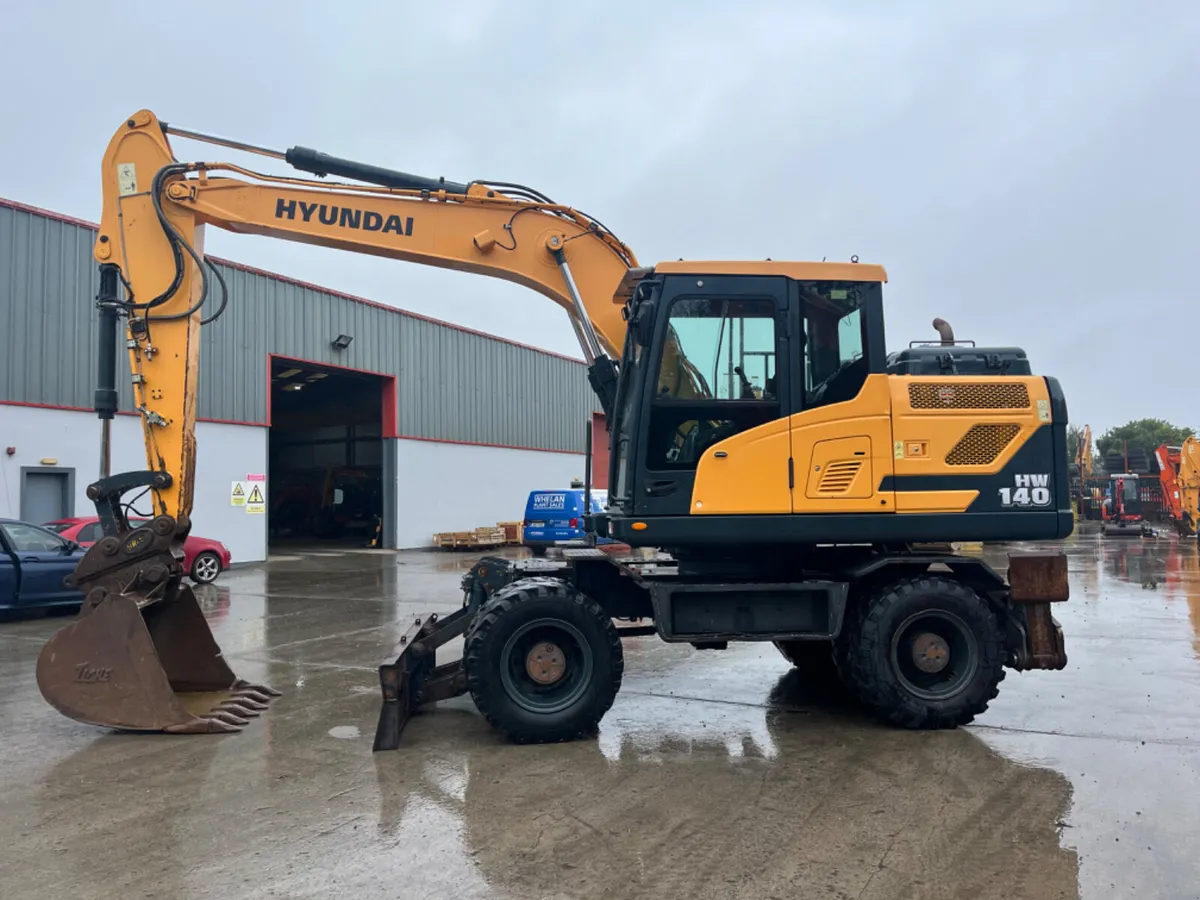 Hyundai HW140 Wheeled Excavator - Image 1