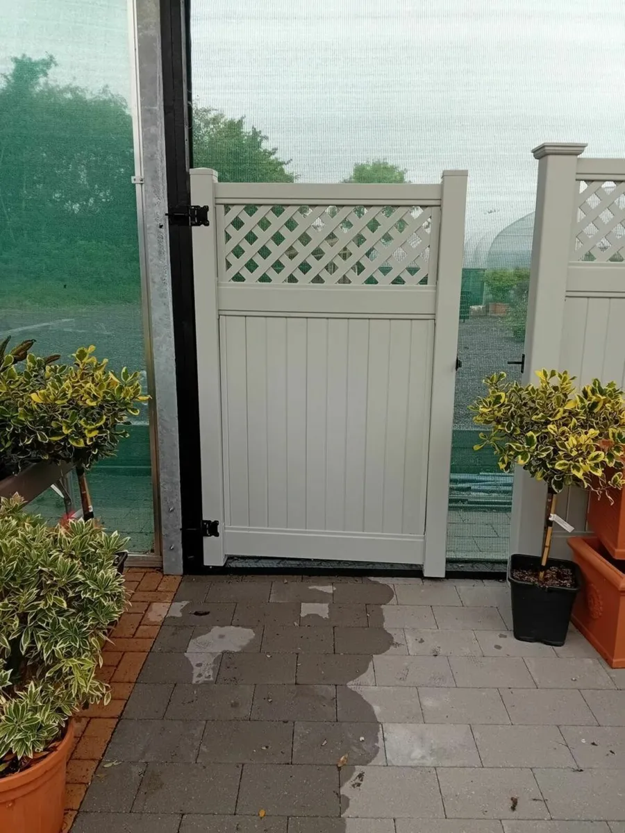 Durable Maintenance Free PVC Gates single double - Image 2