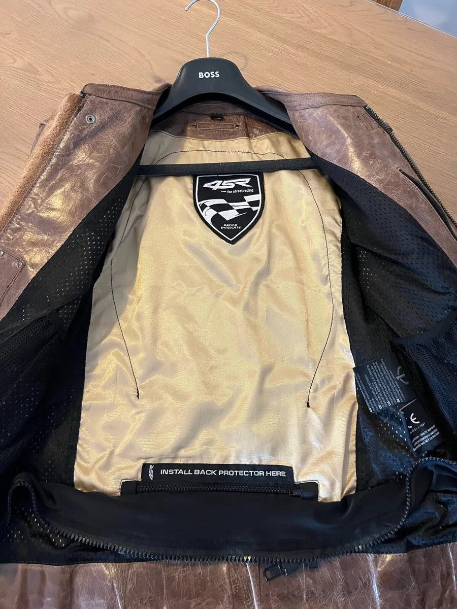 4SR Cafe motorcycle jacket size EU50 - Image 3