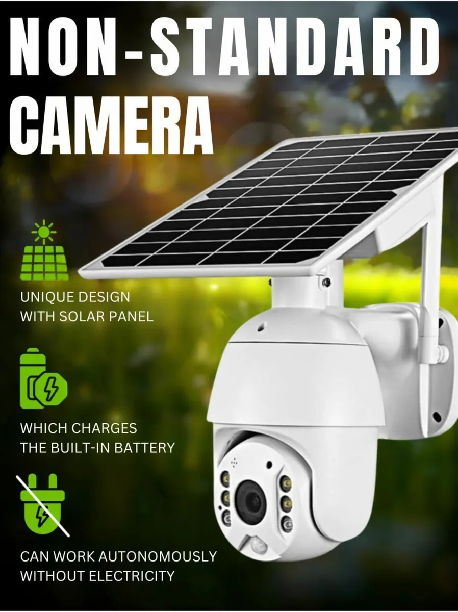 Solar Powered Wireless 4G Camera Farm Shed Field S - Image 2