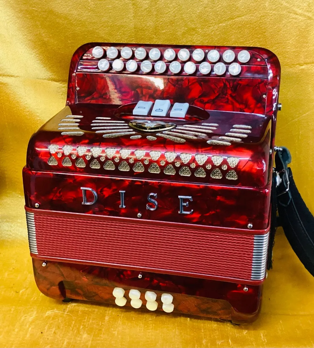 A/D Folk III 3 Voice Accordion Used - Image 1