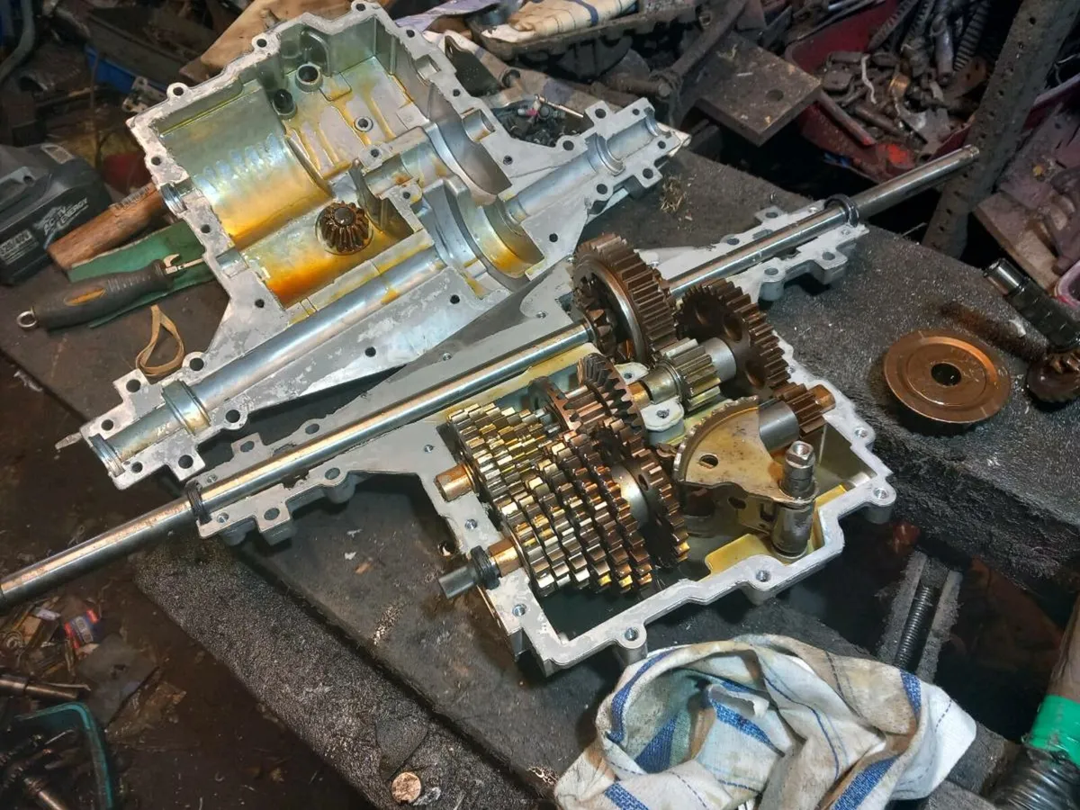 Ride on mower gearbox sale