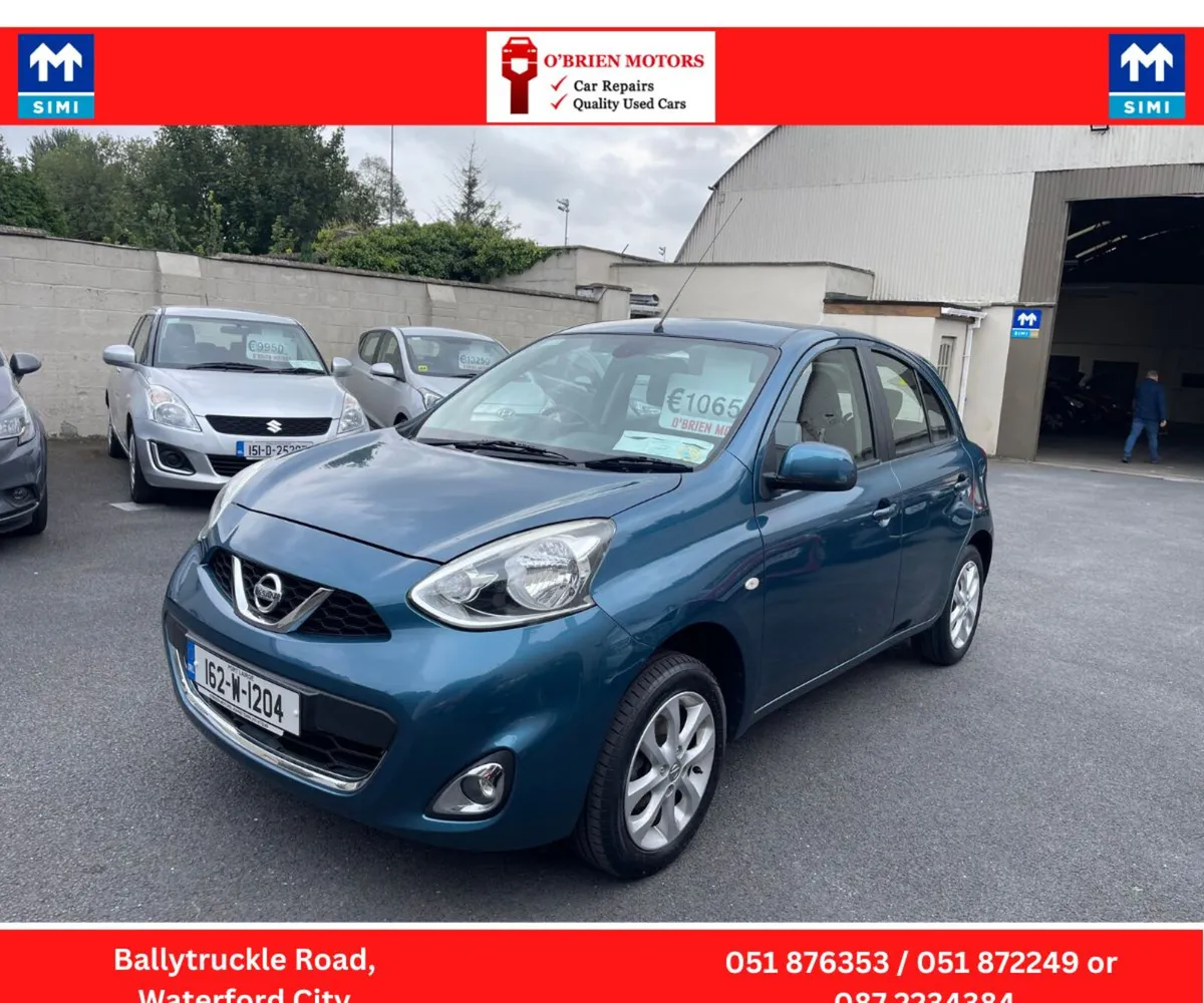 2016 Nissan Micra,1.2 Petrol, 5 Door ,Blue - Image 2