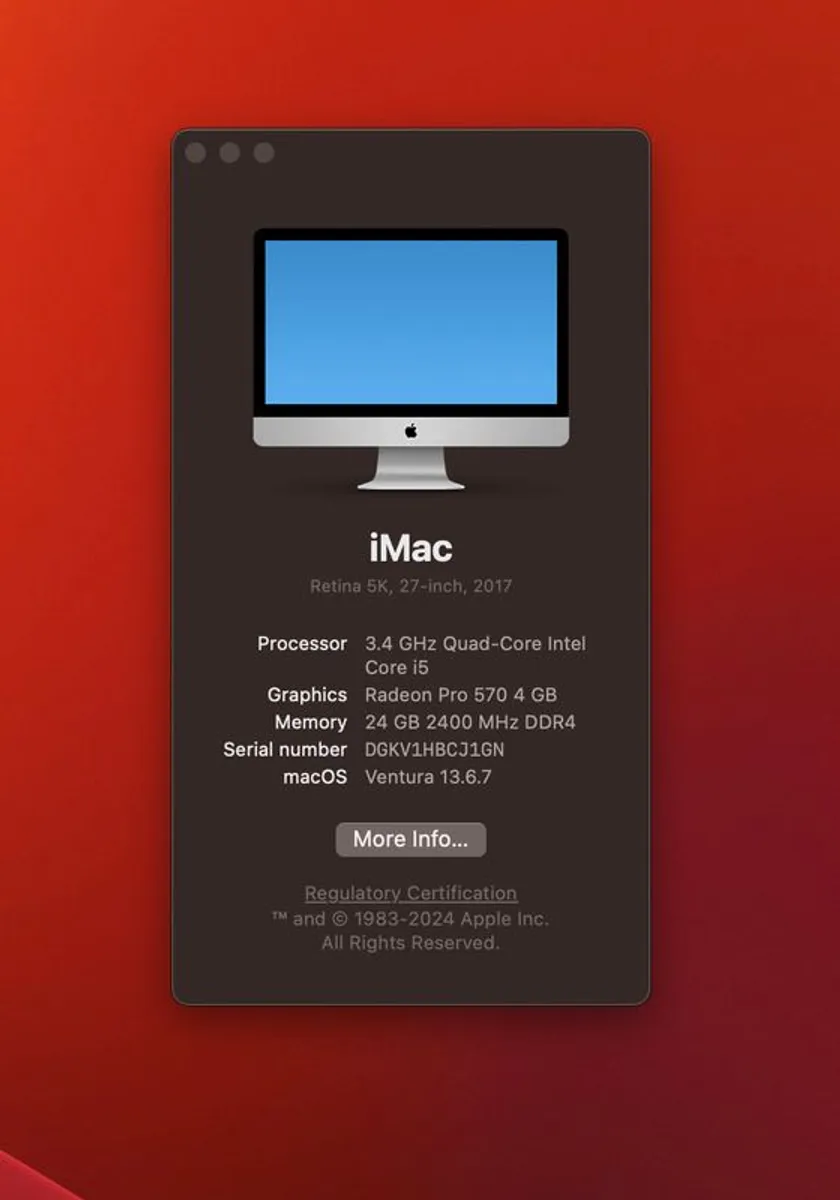iMac 5K 27inch 香り 2017 Core i5 MNE92J/A 極美品