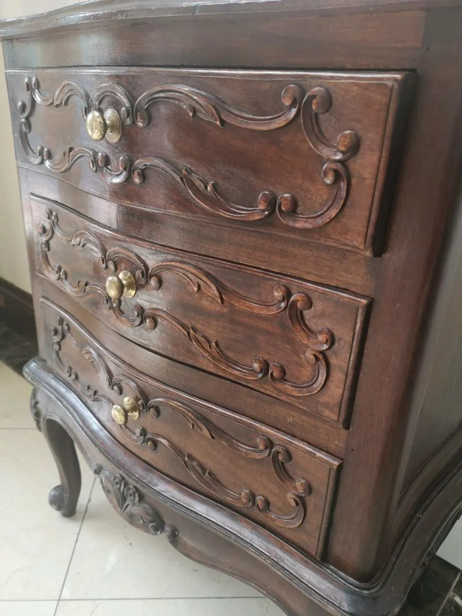 3 Drawer Chest Mahogany - Image 3