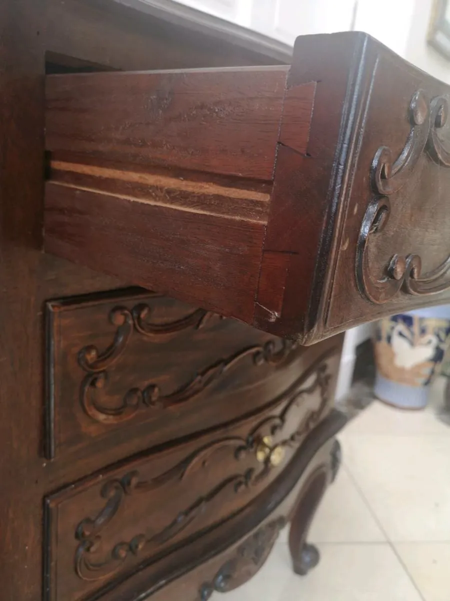 3 Drawer Chest Mahogany - Image 4