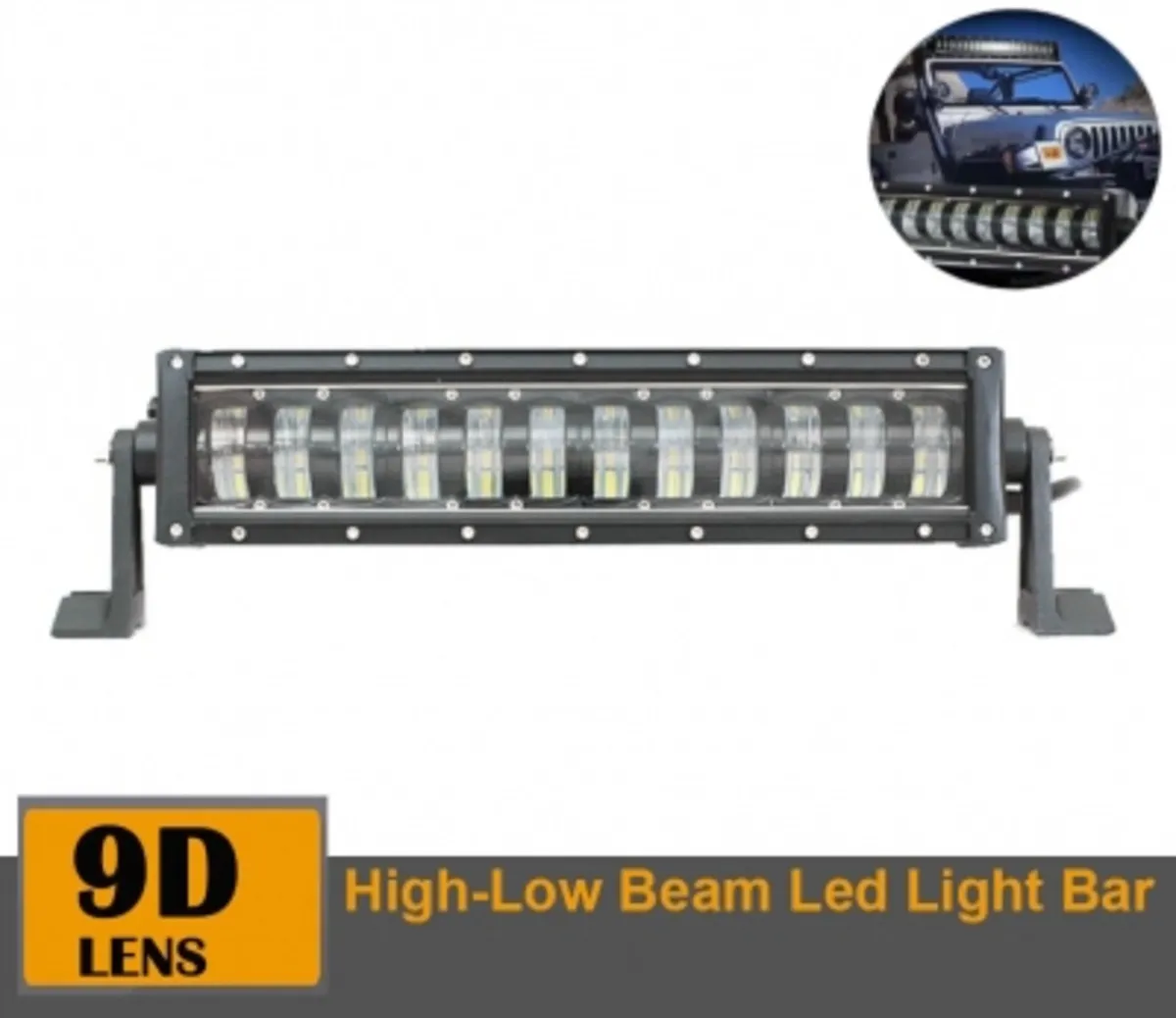 Jeep LED Light Bar – 42.5cm, 96W, 12V | 24V - Image 3