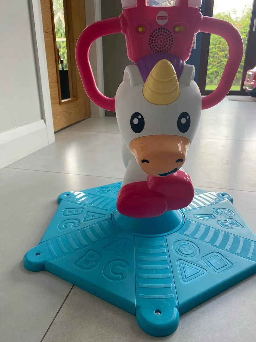 Fisher Price Bounce and Spin Unicorn for sale in Co. Tipperary for 30 on DoneDeal