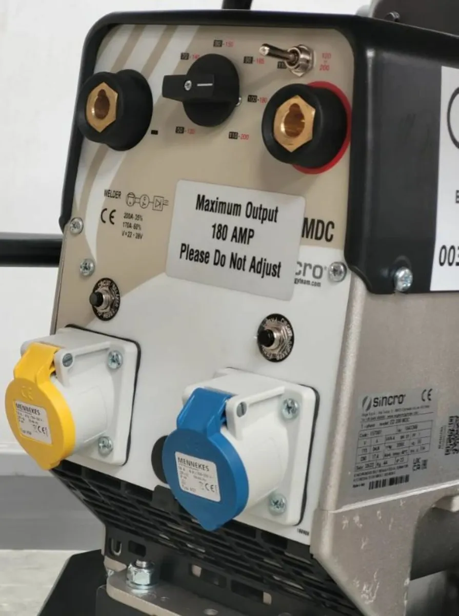 Yanmar Diesel Welder Generator DC 180Amp 5KVA 230v - Image 4