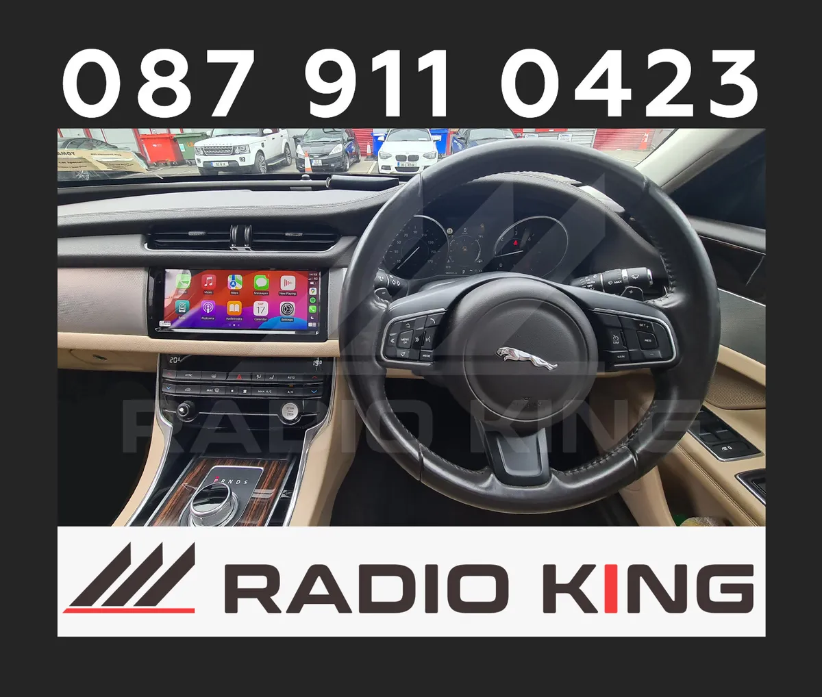 PREMIUM CARPLAY JAGUAR XF ANDROID AUTO RADIO - Image 3