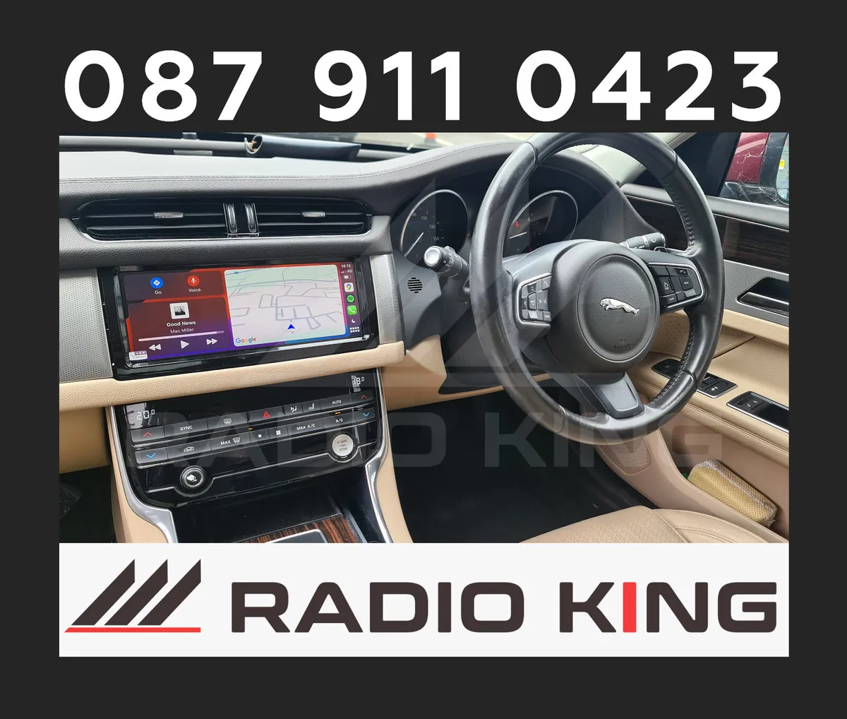 PREMIUM CARPLAY JAGUAR XF ANDROID AUTO RADIO - Image 2