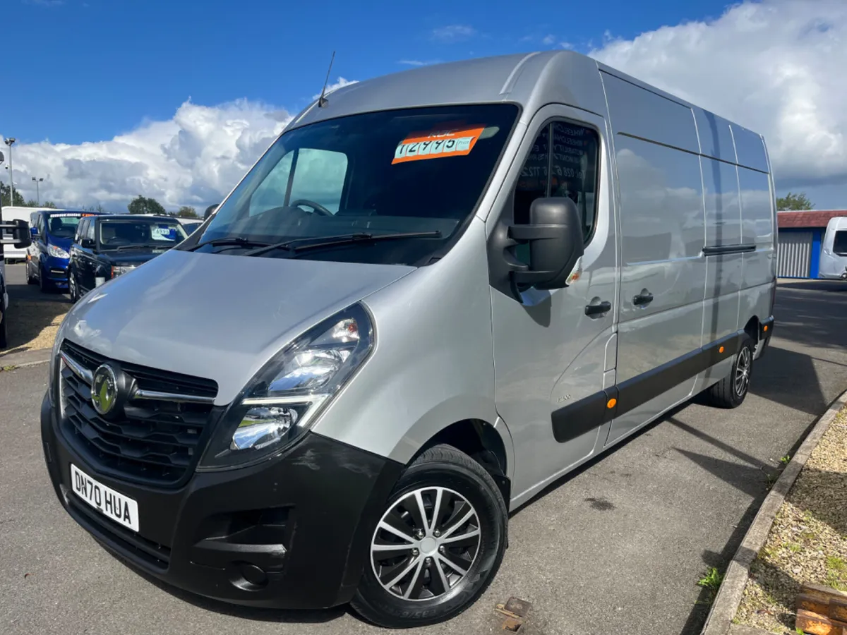 SEPT 2020 VAUXHALL MOVANO 2.3TD 135BHP LWB NO VAT! - Image 2