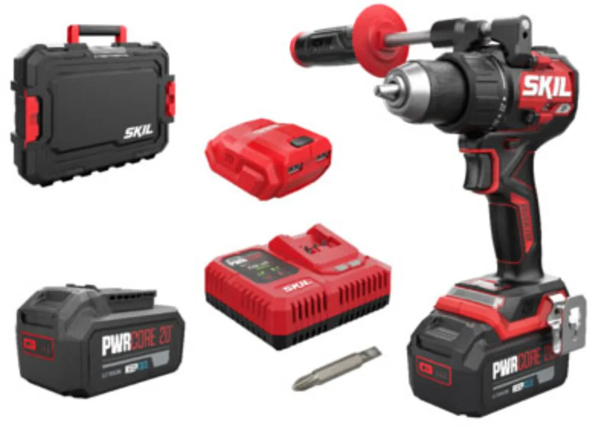 SKIL Brushless Drill – 2 x 2.0ah Batteries