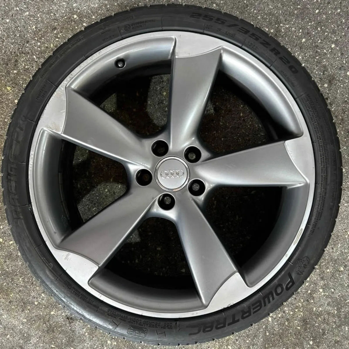 20" GENUINE OEM AUDI ROTOR ALLOY WHEELS & TYRES 4G - Image 4