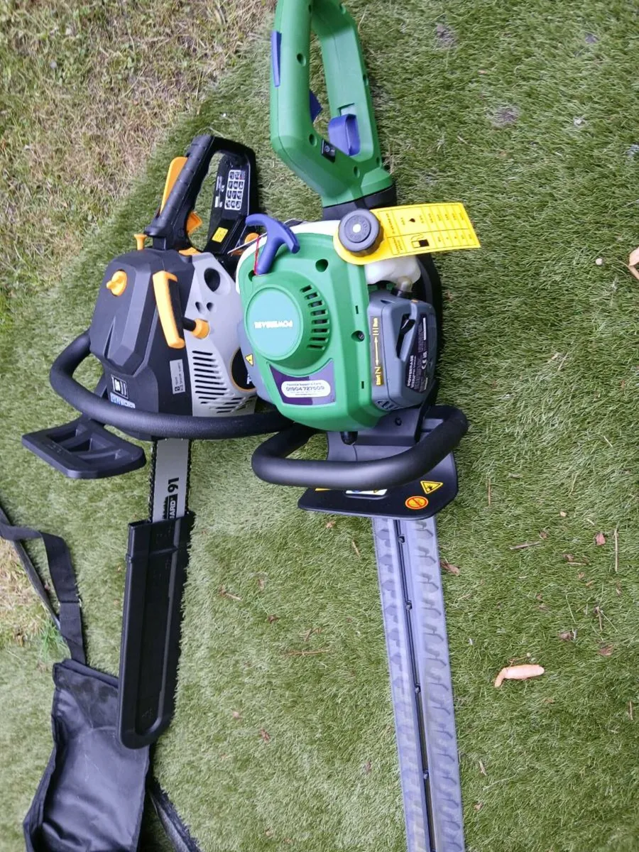 HEDGE TRIMMER +CHAINSAW for sale in Co. Antrim for £180 on DoneDeal