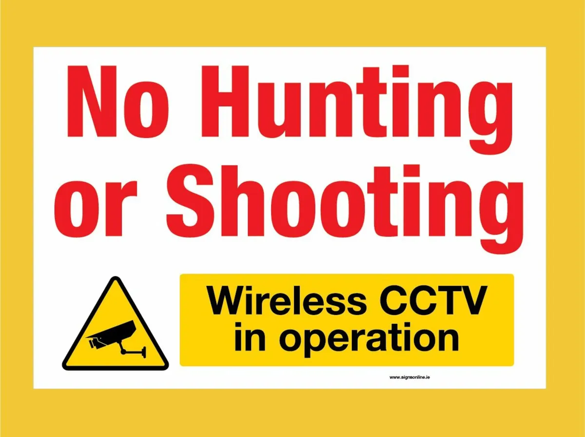 "No Hunting or Shooting" Signs for Private Lands - Image 2