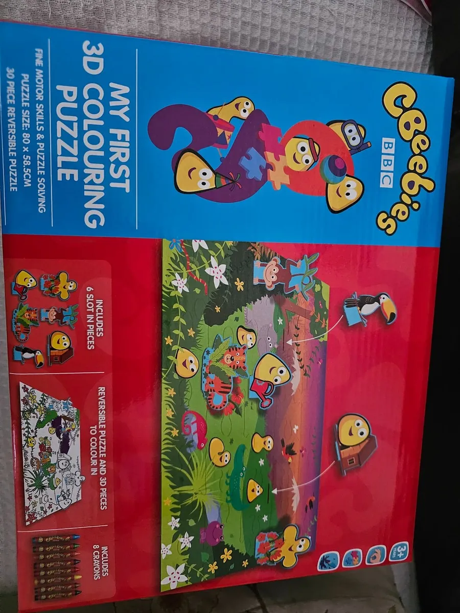Cbeebies Jigsaws for sale in Co. Kildare for €5 on DoneDeal