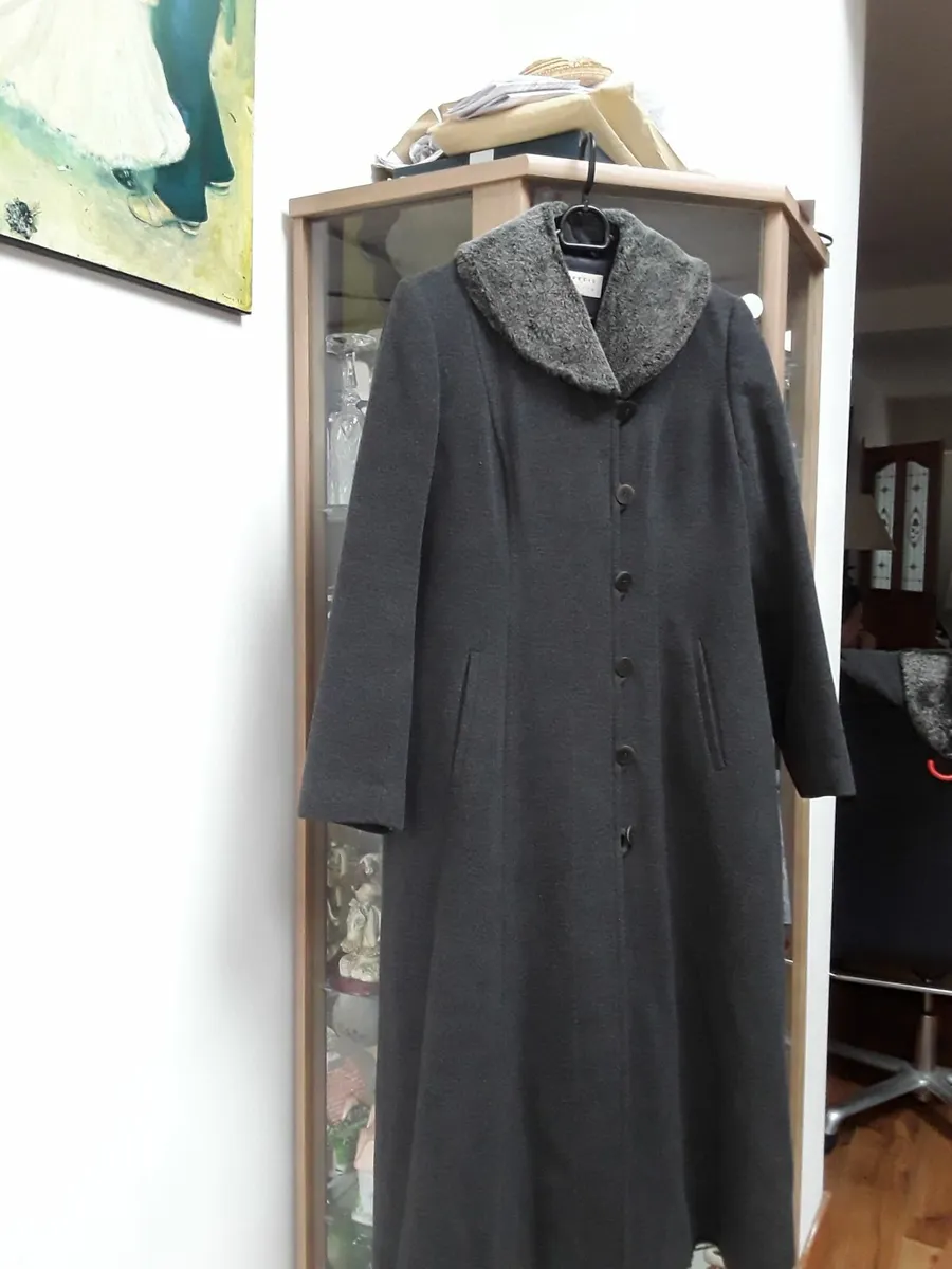 As new ladies winter charcoal gray coat size 10 for sale in Co. Dublin for 39 on DoneDeal