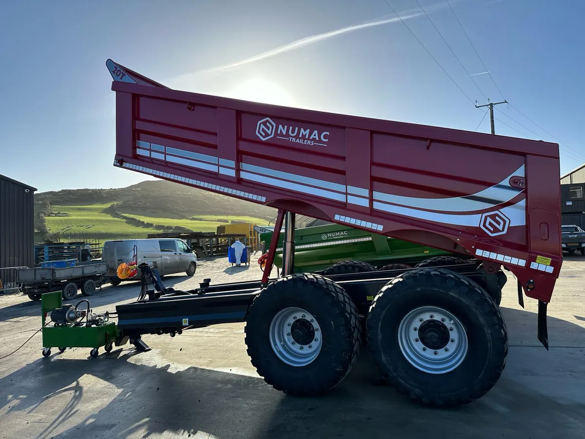 Numac 20t dump trailer lay flat door * in stock* - Image 1