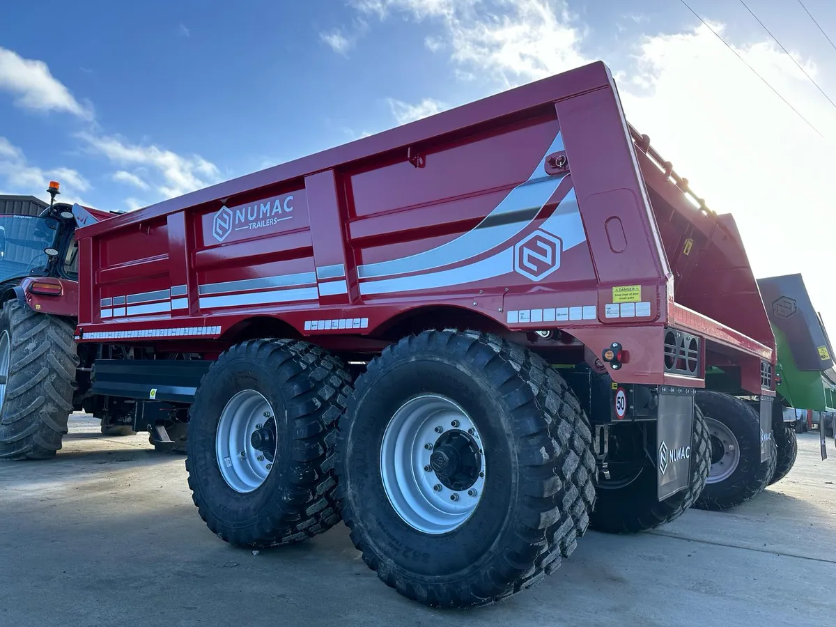 Numac 20t dump trailer lay flat door * in stock* - Image 2